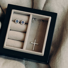 Cargar imagen en el visor de la galería, Pendientes Zafiro 1872